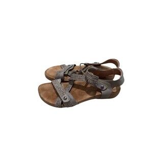 Taos Slingback Tan Leather Sandals Size 11 -11.5 US 42 EUR